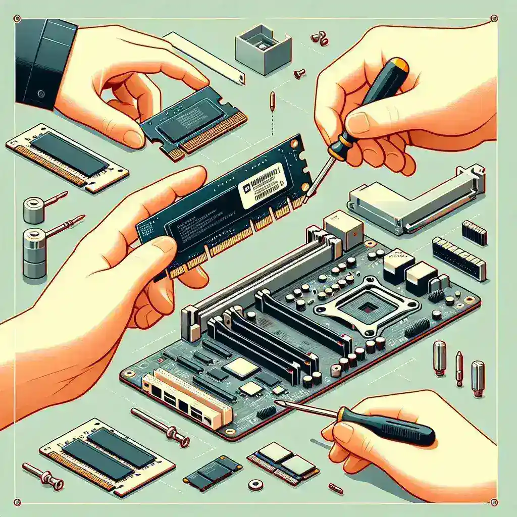 What are the steps to install an M.2 adapter card?