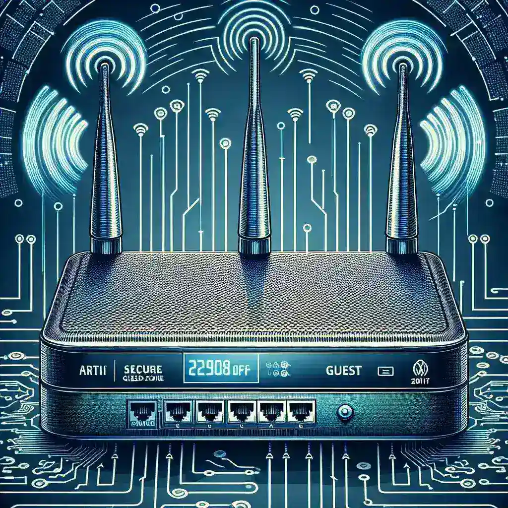 How do I enable guest WiFi on my router?